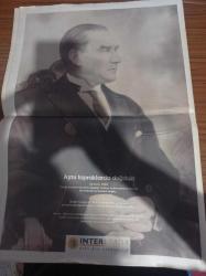 Milliyet 75. Yıl Gazetesi - 29 Ekim 1998 - Atatürk Kürsüde - Bedri Rahmi Eyüboğlu - Suna Kan - Ara Güler - Naim Süleymanoğlu -Cumhuriyet'in 75. Yılı - Falih Rıfkı Atay - Anayasa Komisyonu Egemenlik Ulusundur - TBMM Birinci Dönem - Tefik Rüştü Aras - Refik Koraltan - Ali Kılıç - Ve Osmanlı Gidiyor - Vahdettin Malta'da- 27 Mayıs Ve Sonrası - Anayasaya Laiklik İlkesi - Adnan Menderes - 12 Eylül - Kenan Evren - Süleyman Demirel - Turgut Özal - Almanya'ya Tarihî Değiştiren Göç