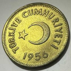 1956 25 KURUŞ (T.C DÜZ) ÇİL / TCM956
