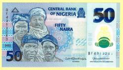 NİJERYA Nigeria 50 Naira 2023 P-40m UNC ÇİL