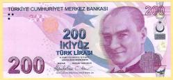 TURKEY 200 TL PREFIX--G107 303 701 --FULL RADAR-- 2023 (2024) UNC (TK 15 422) ÇİL