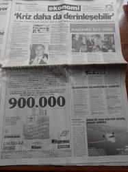Milliyet Gazetesi - 6 Aralık 1998 - Milliyet Geleneksel Yılın Sporcusu Anketi - Hamza Yerlikaya - Gheorge Hagi - Tayfur Havutçu - Mesut Yılmaz Bülent Ecevit'e Koşulsuz Destek Verdi - Adalet Bakanı Hasan Denizkurdu'nun Eşine Taciz - Sibel Can Serbest - ABD Başkanı Bill Clinton Türkiye'nin Avrupa Birliği Üyeliği En Büyük Hedefim