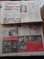 Milliyet Gazetesi - 4 Aralık 1998 - Yargıcın Kızı Özlem Onat DHKP-C de - Sibel Can Gözaltında - Galatasaray Juventus Maçı Olaysız Geçti - Fransa Apo'ya Lüks Hayat Yaşatan İtalya'ya Tam Bir Hukuk Dersi Verdi Alaattin Çakıcı'ya İade - Bülent Arınç Kolay Yılmam - Mısır Devlet Başkanı Hüsnü Mübarek Savaşı Önledim