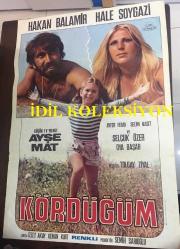 KÖRDÜĞÜM, 1977, FİLM AFİŞİ / POSTERİ - BÜYÜK BOY - ORİJİNAL - 100 X 68 cm EBADINDA - Original Turkish Big Size Movie Poster - Tolga Ziyal, Hakan Balamir, Hale Soygazi, İlhan Hemşeri, Ayfer Feray, 	Selçuk Özer, Oya Başar, Selim Naşit Özcan, Ayşe Mat, Ayşe Mat, Semih Sarıoğlu, izzet Akay, Kenan Kurt, Tolgay Ziyal, Mimeray basım ofset
