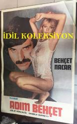 ADIM BEHÇET, 1970'LER, FİLM AFİŞİ / POSTERİ - BÜYÜK BOY - ORİJİNAL - 100 X 68 cm EBADINDA - Original Turkish Big Size Movie Poster - BEHÇET NACAR, GÜLAY KONCAGÜL, DANIELA DUPREYY - İdil Koleksiyon