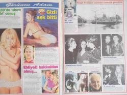 Dolce Haftalık Aktüalite Sinema Tiyatro Müzik ve Magazin Dergisi - 12 Mart 2000 - İbrahim Tatlıses - Ebru Yaşar - Derya Tuna - Ebru Demircan - Serdar Ortaç - Funda Gürdağ - Ece Erken - Seren Serengil - Cem Özer - Duygu Cingöz - Cem Baba - Önder Fırat - Tayfun Bozkuş - Özge Şenocak - Kubat - Atilla Saral - Esra Balamir - Cem Hakko - Ayşegül Cinisli - Bedri Deren - Meltem Hakarar - Avi Behar - Ömer Dinçkök - Gözde Tan - Ercan Canmutlu - Siren Canmutlu - Şifo Mehmet - Funda Barın - Erol Simavi - Şen Akçit - Selçuk Gerede - Güngör Denizaşan - Tuğba Özay fotoğraf ve haberi - Dergi Tam Değildir Sadece 12 Sayfası Mevcuttur