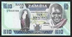 ** ZAMBİYA ( 10 * KWACHA ) 1980-88 - ÇİL