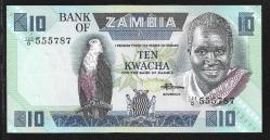 ** ZAMBİYA ( 10 * KWACHA ) 1980-88 - ÇİL