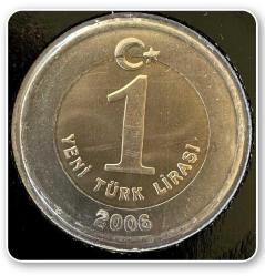 2006 - 1 Yeni Türk Lirası ÇİL (1 YTL) TCM06