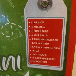Penco Mega Kırtasiye Seti. sıfır açılmamış. 62 parça. ucuz.