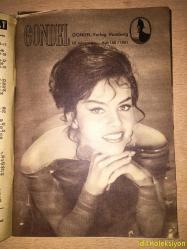 GONDEL - 13 Jahrgang - Heft 150 / 1961 - Almanca Magazin , Moda Dergisi (Alec Guinness - Ann Smyrner - Susan Hayward - Marisa Mell - Mady Rahl - Alexander Marai - Anita Baldrey - Pina Bottin - Kim Tracy - Yolande Cola - Nina Niagara - Gina Lollobeigida - Kai Fischer - Doris Pearson - A. Dickinson) Hafif Yıpranmaları Mevcut