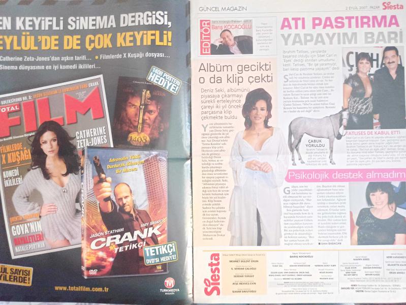 Siesta Haftalık Aktüalite Sinema Tiyatro Müzik ve Magazin Dergisi  