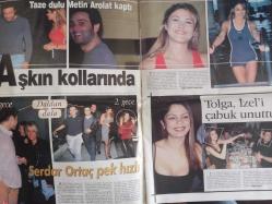 Şamdan Haftalık Aktüalite Sinema Tiyatro Müzik ve Magazin Dergisi - 11 Nisan 1999 - Hande Ataizi - Mahsun Kırmızıgül - Murat Şahin - Burak Kut - Meltem Cumbul - Tarkan - Mehmet Ali Erbil - Tülin Şahin - Ebru Destan - Ali Ramazanoğlu - Gülsevim Bozer - Metin Arolat - Serdar ORtaç - Yalçın Dümer - İzel - Tolga Rangaviz - Sema Denker - Sibel Can - İbrahim Tatlıses - İdo Tatlıses - Ercan Saatçi - Eylem Şenkal - Seren Serengil - Mustafa Sandal - Erol Alemdar - Seren Serengil - İskender Ulus - Mustafa Alabora - Cevat Akgerman - Mehmet Özener - Cemil İpekçi - Birsen Torun - Selin Esinli - Sedef Sertkaya - Metin Şen - Hıncal Uluç - Berna Yılmaz - Derin Mermerci - Nilgün Esinli - Esra Ceyhan - Mahsun Kırmızıgül - Emrah - Ünver ORal - Figen Erman - İlgi Gövsa - Sevda Demircan - Yusuf Sezgin - Selma Güneri - Vural Savaş - Zeki Başeskioğlu - Özlem Tekin - Kenan Erçetingöz fotoğraf ve haberi - Dergi Tam Değildir 22 Sayfası Mevcuttur - Dergi Kapağı Yoktur