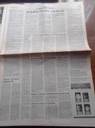 Cumhuriyet Gazetesi - 14 Kasım 1998 - Yunus Nadi - İlhan Selçuk - Toktamış Ateş - Ataol Behramoğlu - Abdullah Öcalan Yakalandı - İstenmeyen Hakemler Krizi - Voleybolda Rusya'ya Yenildik - PKK Örgütünün Lideri İtalya'daki Regina Hapishanesi'ne Konuldu - Melih Gökçek Serbest Bırakıldı - Korkmaz Yiğit Tutuklandı - İdam Cezasının Kaldırılması Gündemde