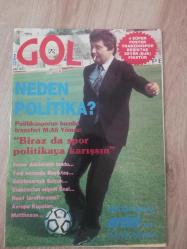 ÖNSPOR GOL DERGİSİ 1991 4.SAYI DEV BEŞİKTAŞ - TRABZONSPOR POSTERLİ, ZEYER VE LİĞ FİKSTRÜ, MEHMET ALİ YILMAZ SÜLEYMAN SEBA DOKSANLAR NOSTALjİ