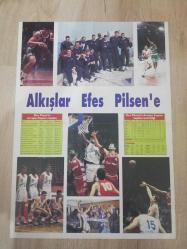 DOKSANLAR EFES PİLSEN VE PETER NAUMOSKİ POSTERİ SPOR&SPOR DERGİ EKİ KUŞE KAĞIT