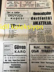 MERSİN YENİ UFUK GAZETESİ YEREL TAŞRA BASINI ---12 Eylül 1986 Yıl :1 Sayı :181---Erdemli 'ye Altı Bin Abonelik Telefon Santrali Yapılacak --Belediye Başkanı  Ankara 'ya gitti  Mersin Belediye  Başkanı : Okan  Merzeci ---Orta  öğretimde ek  sınav hakkı  gerçekleşti  --İhracatçılar dertlerini  anlattılar --Kitaplarını dağıtımı  okullar açılmadan  tamamlanacak --Nükler Santral  Yapımı Askıda -