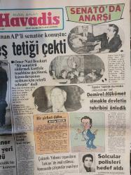 Son Havadis Gazetesi, 29 Kasım 1979 Tarihli, Papa'nın Türkiye Ziyareti Manşetli.