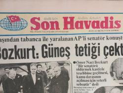 Son Havadis Gazetesi, 29 Kasım 1979 Tarihli, Papa'nın Türkiye Ziyareti Manşetli.