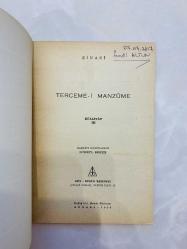 Terceme-i Manzume Külliyat 3