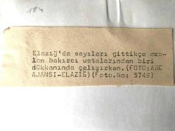 Elazığ'da Bakırcı dükkanı - 8.5x12 Fotoğraf