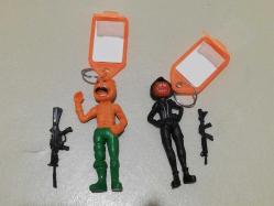 Fortnite figür oyuncak anahtarlık set. aksesuarları ve fotoğraf çerçevesi plastik anahtarlıklarda hediye hepsi birlikte