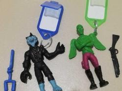 Fortnite figür oyuncak anahtarlık set. aksesuarları ve fotoğraf çerçevesi plastik anahtarlıklarda hediye hepsi birlikte