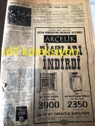 İSTANBUL KADIN GAZETESİ  YEREL TAŞRA BASINI ---30 Aralık 1961  Yıl :15 Sayı :695--Bir Yıl Daha Geçti  :İffet Halim Oruz -- Kadın Gazetesi 1962 Yılı Hamlesi  --1961 yılında olanlar --Değişen Dünyada Genç Kadının Rolü --1961 yılının en başarılı sinema sanatçısı Elizabeth Taylor ---Migros 'un kuruluşta açtığı self servis  mağazasında  Umum  Müdür  ve yazarlarımı Hasene Ilgaz ve Tuna Görülmektedir --Tevfik Fikret 'i  Anarken :Hasene Ilgaz--Müzik Köşesi --Hazırlayan :Jak Jabes :Lawrence Welk --Johnny  Mathis --Toplumdan Haberler --Prenses Margaret 'in  bebeği evine gidiyor --