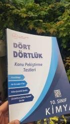 DÖRT DÖRTLÜK KONU PEKİŞTİRME TESTLERİ 10.SINIF KİMYA