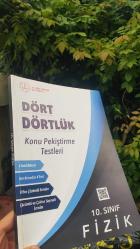 DÖRT DÖRTLÜK KONU PEKİŞTİRME TESTLERİ 10.SINIF FİZİK