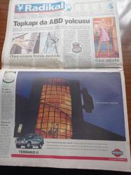 Radikal Gazetesi - 17 Eylül 1998 - Galatasaray Juventus'u Titretti - Bu Fenerbahçe'den Korkmak Lazım - Trabzonspor'da Kriz Donduruldu - Recai Kutan Fazilet Partisi'ni Böldü - ANAP Genel Başkan Yardımcısı Yaşar Okuyan - Türkiye'de Sayımın Adı Fiyasko - Aydın Menderes
