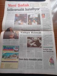 Yeni Şafak Gazetesi - 2 Aralık 1998 - Ahmet Davutoğlu - İsmet Özel - Nurettin Canikli - Yeni Şafak Üçüncü Boğaz Köprüsü'nün Projesini Ele Geçirdi - Mustafa Asım Köksal Üzerine - Recai Kutan'dan Bülent Ecevit'e Sicil Amiri Misin - İçişleri Bakanı Kutlu Aktaş Galatasaray Juventus Maçında 22 Bin Polisi Görevlendirdi - Abdullah Öcalan'ın Kuklası Yakıldı