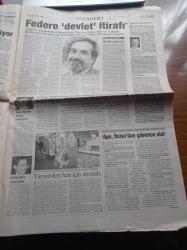 Yeni Şafak Gazetesi - 1 Aralık 1998 - Ahmet Taşgetiren - İsmet Özel - Baliçbahçe - Trabzonspor Liderliğe Göz Dikti - Başörtüsü Çankaya Yolunda - ABD'nin Sırp Canisi Miloseviç'i Devirme Planı - Nazlı Ilıcak - Fazilet Partisi Olmadan Hükümet Senaryoları - Abdullah Gül'den Bülent Ecevit'e Sert Tepki - Süleyman Demirel