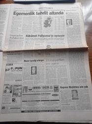 Yeni Şafak Gazetesi - 10 Kasım 1998 - Ahmet Taşgetiren - İsmet Özel - Nazlı Ilıcak - Atatürk Ölümünün 60. Yılında Anılıyor - Dünya Halter Şampiyonası - Fatih Terim - Nihat Kahveci - Hakan Şükür - Hasan Ocak'ı Polis Öldürdü - Ünlü Düşünür Cemil Meriç'in Kızı Ümit Meriç Başörtüsüyle Okula Girdi - Recep Tayyip Erdoğan Lideri Olaylar Doğurur - İçişleri Bakanı Kutlu Aktaş'tan Vali Erol Çakır'a Darbe - Korkmaz Yiğit Gözlem Altında - Ömer Lütfü Topal