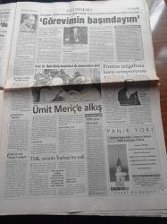 Yeni Şafak Gazetesi - 10 Kasım 1998 - Ahmet Taşgetiren - İsmet Özel - Nazlı Ilıcak - Atatürk Ölümünün 60. Yılında Anılıyor - Dünya Halter Şampiyonası - Fatih Terim - Nihat Kahveci - Hakan Şükür - Hasan Ocak'ı Polis Öldürdü - Ünlü Düşünür Cemil Meriç'in Kızı Ümit Meriç Başörtüsüyle Okula Girdi - Recep Tayyip Erdoğan Lideri Olaylar Doğurur - İçişleri Bakanı Kutlu Aktaş'tan Vali Erol Çakır'a Darbe - Korkmaz Yiğit Gözlem Altında - Ömer Lütfü Topal