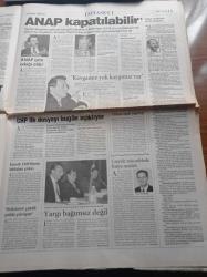 Yeni Şafak Gazetesi - 10 Kasım 1998 - Ahmet Taşgetiren - İsmet Özel - Nazlı Ilıcak - Atatürk Ölümünün 60. Yılında Anılıyor - Dünya Halter Şampiyonası - Fatih Terim - Nihat Kahveci - Hakan Şükür - Hasan Ocak'ı Polis Öldürdü - Ünlü Düşünür Cemil Meriç'in Kızı Ümit Meriç Başörtüsüyle Okula Girdi - Recep Tayyip Erdoğan Lideri Olaylar Doğurur - İçişleri Bakanı Kutlu Aktaş'tan Vali Erol Çakır'a Darbe - Korkmaz Yiğit Gözlem Altında - Ömer Lütfü Topal