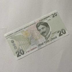 9.Emisyon 20 Türk Lirası F001 626345
