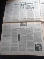 Yeni Şafak Gazetesi - 27 Temmuz 1998 - Ahmet Taşgetiren - Ömer Çelik - Aydın Menderes - A Milli Basketbol Takımımızın İki Starı İbrahim Kutluay Ve Orhun Ene - Galatasaray Kadıköy'de Fenerbahçe'yi Yendi - İlyas Tüfekçi - Süleyman Demirel Bütün Tepkilere Rağmen Koç'un SEKA Arazisi Üzerine Kuracağı Fabrikanın Temelini Attı - Rahmi Koç'tan Teşekkür - Başörtüsü İçin Örnek Karar - Dışişleri Bakanı İsmail Cem'den Rumlara S 300 Uyarısı - Manukyan Camiine Onay - Hüseyin Kıvrıkoğlu Göreve Hazır