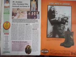 Mega Pasha Haftalık Aktüalite Sinema Tiyatro Müzik ve Magazin Dergisi - 26 Eylül 1999 - Aysu Kayacı - Hülya Avşar - Cem Yılmaz - Murat Başoğlu - Cem Öcal - Asu Emre - Ajda Pekkan - İsmail Akkaya - Nil Ünal - Fırat Taner - Ender Mermerci - Aysu Baceoğlu - Safiye Soyman - Tuğba Özen - Haluk Tokar - Sedef Bozok - Haluk Erdoğan - Mehmet Üstünkaya - Ömer Zengin - İzzet Çapa- Onur Uğurlu - Ömer Zengin - Yener Dinçmen - Ayla Zengin - Halis Toprak - Sinem Babacan - Şükrü Danış - Asım Kocabıyık - Tezcan Yaramancı - Ömer Giray - Tuğde Berberoğlu - Murat Kanberi - Sema Çağa - Leyla Belli - Vitali Hakko - İstemihan Talay -Pınar Altuğ - Edvina Sponza - Şenay Düdek - Yeşim Salkım - Faruk Bayhan - Sevda Karaca - Uğur Kozanoğlu - Ebru Güzel fotoğraf ve haberi - Dergi Tam Değildir Sadece 14 Sayfası Mevcuttur