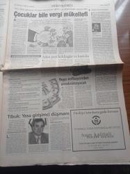 Yeni Şafak Gazetesi - 25 Temmuz 1998 - Ahmet Taşgetiren - Nazlı Ilıcak - Ömer Çelik - Başpehlivan Cengiz Elbiya Millete Maloldu - Fatih Terim'in Hagi Sıkıntısı - Tanju Çolak'ın Jübilesi Adana Depremzedelerine - İstanbul Üniversitesi Rektörü Kemal Alemdaroğlu Başörtüsü Yasağını Erken İlan Etti - İran Füzesi Washington'a Düştü - Koç'a Danıştay Tokadı - Türkiye Kayıplar Ülkesi - Mesut Yılmaz - Devlet Bahçeli