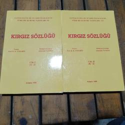 KIRGIZ SÖZLÜĞÜ CİLT 1 ve 2 takım