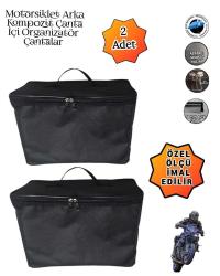 MOTORSİKLET ARKA KOMPOZİT İÇİ ORGANİZATÖR ÇANTALARI