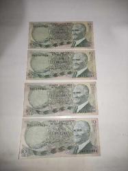 13119-10 TÜRK LİRASI D SERİSİ 1966-1975 6.EMİSYON ADET FİYATI