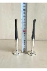 2 ADET VİNTAGE GÜMÜŞ KAPLAMA KARANFİLLİK