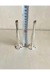 2 ADET VİNTAGE GÜMÜŞ KAPLAMA KARANFİLLİK