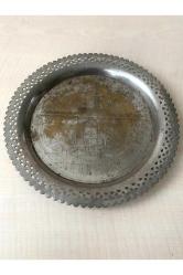 ANTİKA KALEM İŞÇİLİKLİ PİRİNÇ TEPSİ