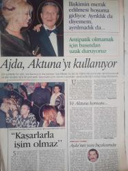 Şamdan Haftalık Aktüalite Sinema Tiyatro Müzik ve Magazin Dergisi - Ferda Anıl Yarkın - İlknur Bozkurt - Meltem Cumbul - Burak Kut - Saruhan Hünel - Aylin Coşkun - Mert Ekren - Esra Dop - Şenay Akay - Buğra Özçetin - Uğur Kozanoğlu - Ebru Güzel - Ali Ramazanoğlu - Gülşah Dilek - Ajda Pekkan - Yıldırım Aktuna - Muhteşem Candan - Antipatik Olmamak İçin Basından Uzak Duruyoruz - Aşkları Kısa Sürdü - Hızlarına Yetişilmiyor - Podyumda Evlilik Rüzgarı fotoğraf ve haberi - Dergi Tam Değildir Sadece 2 Sayfası Mevcuttur - Dergi Kapağı Yoktur