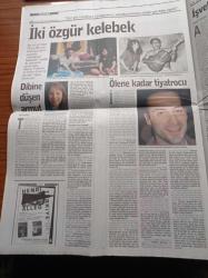 Radikal İki Gazetesi - 15 Kasım 1998 - Deniz Gezmiş - İki Özgür Kelebek Sevinç Erbulak ve Tolga Çevik - İşveli Ve Cilveli Rober Hatemo - Bülent Ortaçgil - Hoşçakal Yarın Film - Ertuğrul Kürkçü - Füsun Önal - Hadi Çaman - Sertab Erener - Yıldırım Turker- Oray Eğin - Bulmaca - Yıldo'nun Altın Yılları - Süleyman Demirel - Allende - Pinochet - RTÜK Neden Kaldırılamaz