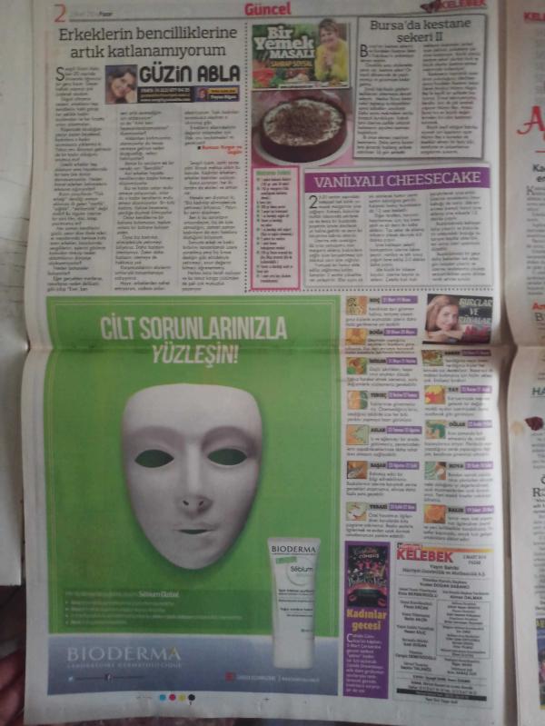 Kelebek Magazin Gazetesi 2 Mart 2014 Kıraç Ömür Gedik  