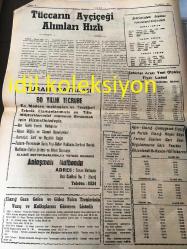 ELAZIĞ TURAN GAZETESİ YEREL TAŞRA BASINI ----18 Aralık 1987 Yıl :58 Sayı :13116--Tekel 'in Yeni Uygulaması Tutundu --Adıyaman -Malatya -Elazığ  Üçlü Kalkınma Bölgesi :Mehmet Gülseren ---Alptemoçin :Şoför Esnafı İçin KDV 'ler Yeniden  Düzenlenecek -TSİS ile Teklif  Arasında  5 Bin İşçiyi  Kapsayan  Toplu  Sözleşme  İmzalandı   Tekstil Sanayi İşverenleri  Sendikalaşmaya Çağrıldı --Tüccarın Ayçiçeği Alımları hızlı --Mimar Hans Scharoun 'un Üçüncü  Kültür  Tapınağı -- Berlin Filarmoni   Orkestrası 'nın Yeni Oda Müziği Salonu -Çinko  eksikliği  boy kısalığına yol açıyor -- Fethi Demircan  Elazığ Spor Kişilerin Değil 200 Bin  Nüfuslu Elazığlılardandır dedi --