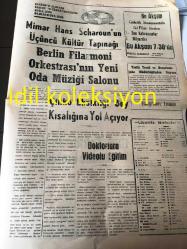 ELAZIĞ TURAN GAZETESİ YEREL TAŞRA BASINI ----18 Aralık 1987 Yıl :58 Sayı :13116--Tekel 'in Yeni Uygulaması Tutundu --Adıyaman -Malatya -Elazığ  Üçlü Kalkınma Bölgesi :Mehmet Gülseren ---Alptemoçin :Şoför Esnafı İçin KDV 'ler Yeniden  Düzenlenecek -TSİS ile Teklif  Arasında  5 Bin İşçiyi  Kapsayan  Toplu  Sözleşme  İmzalandı   Tekstil Sanayi İşverenleri  Sendikalaşmaya Çağrıldı --Tüccarın Ayçiçeği Alımları hızlı --Mimar Hans Scharoun 'un Üçüncü  Kültür  Tapınağı -- Berlin Filarmoni   Orkestrası 'nın Yeni Oda Müziği Salonu -Çinko  eksikliği  boy kısalığına yol açıyor -- Fethi Demircan  Elazığ Spor Kişilerin Değil 200 Bin  Nüfuslu Elazığlılardandır dedi --